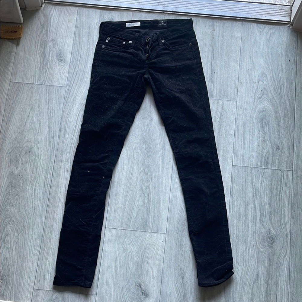 AG Adriano Goldschmied Black Skinny Pants